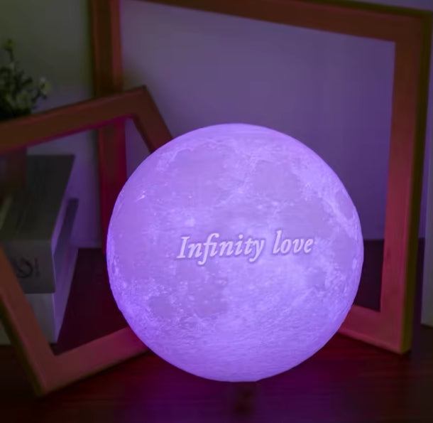 3D-printen Maanlamp Gepersonaliseerde fotodext Aangepaste USB-nachtlampje Verjaardag Moederdag Valentijnsdag Vakantie Maannadeau
