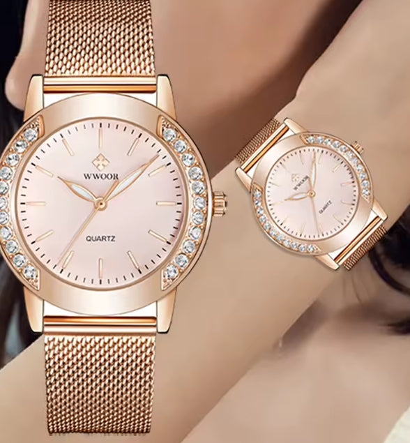 Diamanten Horloge Voor WWOOR Vrouwen