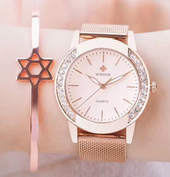 Diamanten Horloge Voor WWOOR Vrouwen