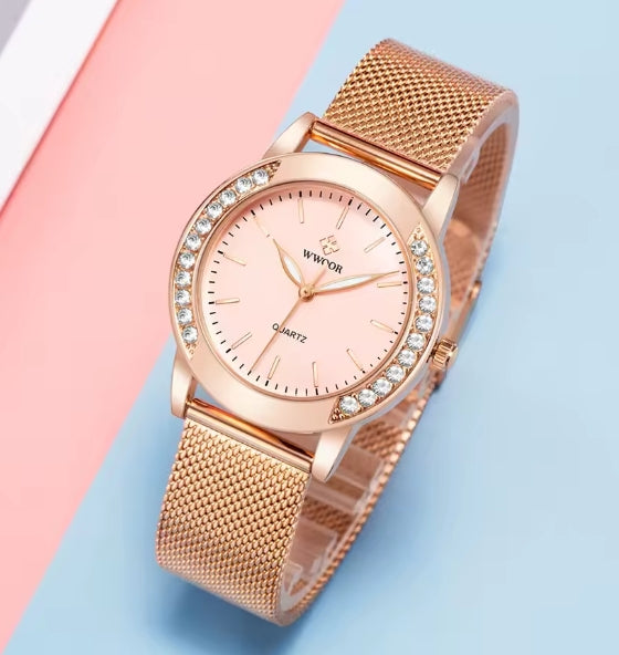 Diamanten Horloge Voor WWOOR Vrouwen