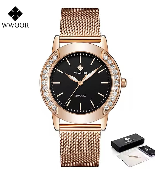 Diamanten Horloge Voor WWOOR Vrouwen