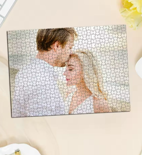 Gepersonaliseerde aangepaste fotopuzzel Aanpassen