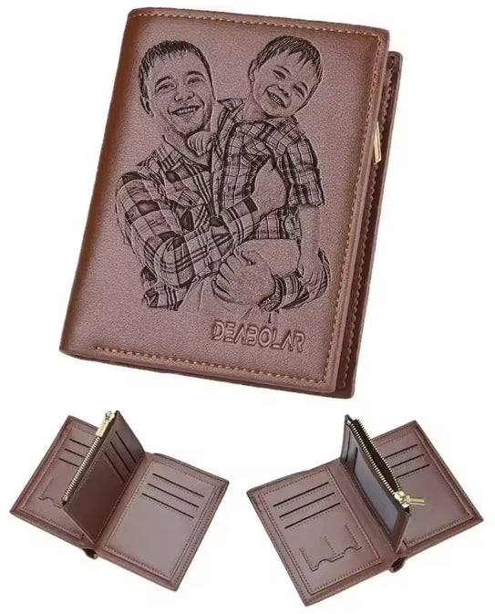 Op maat gegraveerde portemonnee