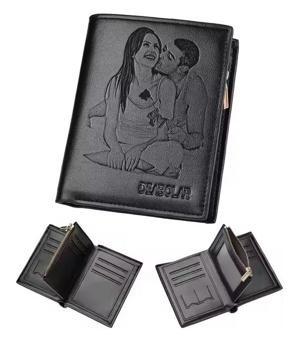 Op maat gegraveerde portemonnee