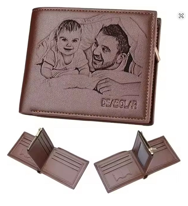 Op maat gegraveerde portemonnee