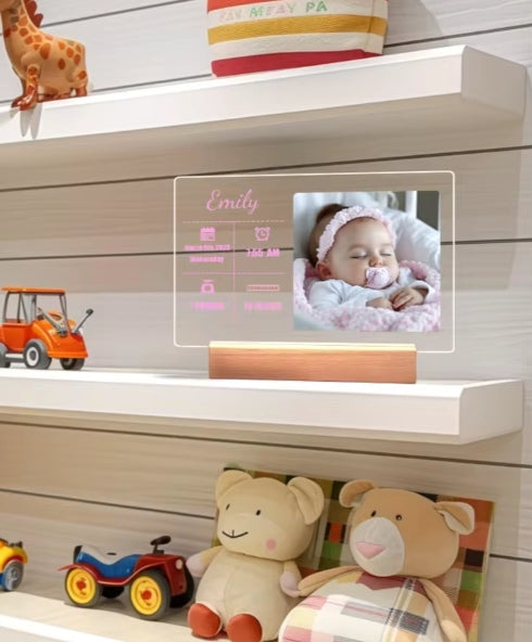 1PC op maat gemaakte bab Collage foto LED