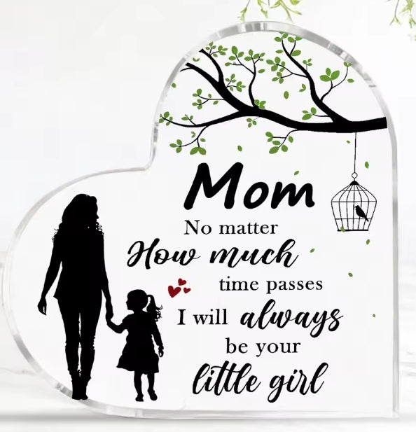 Papa geschenken van dochter acryl