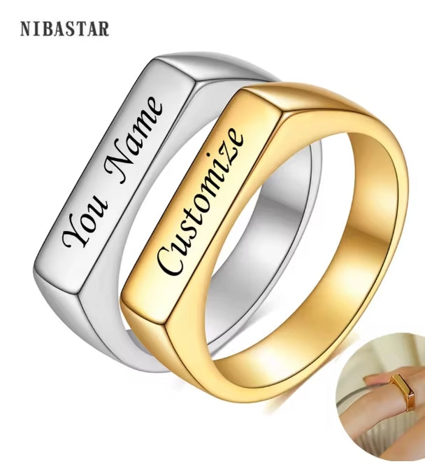 ringen gegraveerd met uw naam