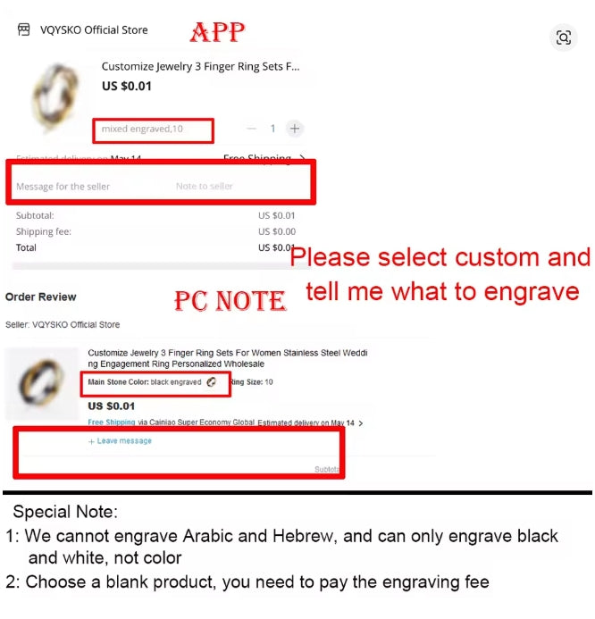 ringen gegraveerd met uw naam