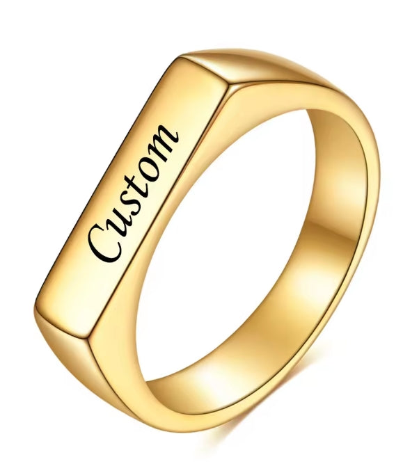 ringen gegraveerd met uw naam