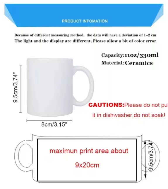 keramische magische beker giet warm water foto display foto