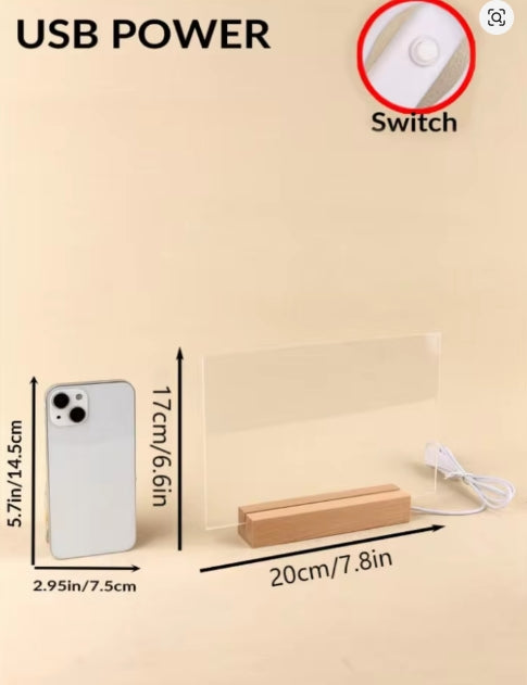 op maat gemaakte bab Collage foto LED