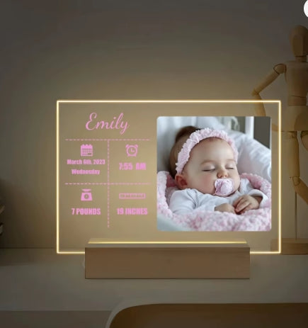 op maat gemaakte bab Collage foto LED