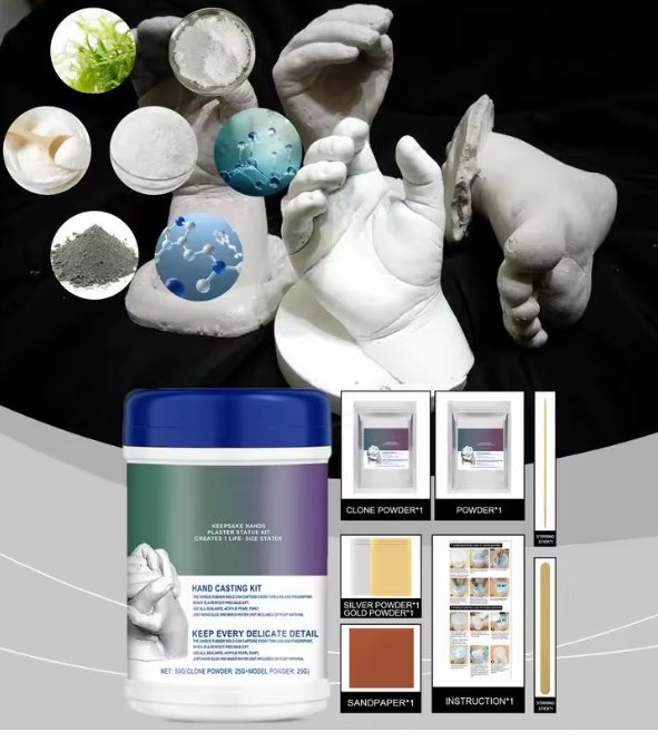 DIY Aandenken Hand Casting Gips Sculpturen