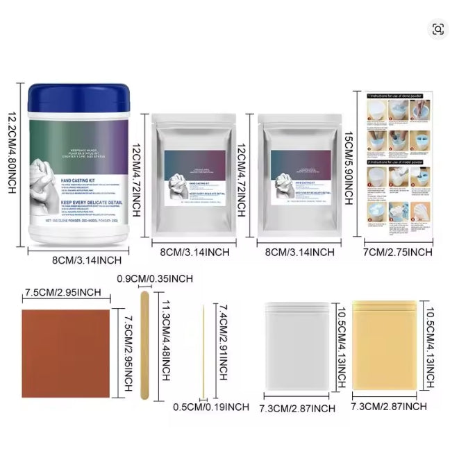 DIY Aandenken Hand Casting Gips Sculpturen