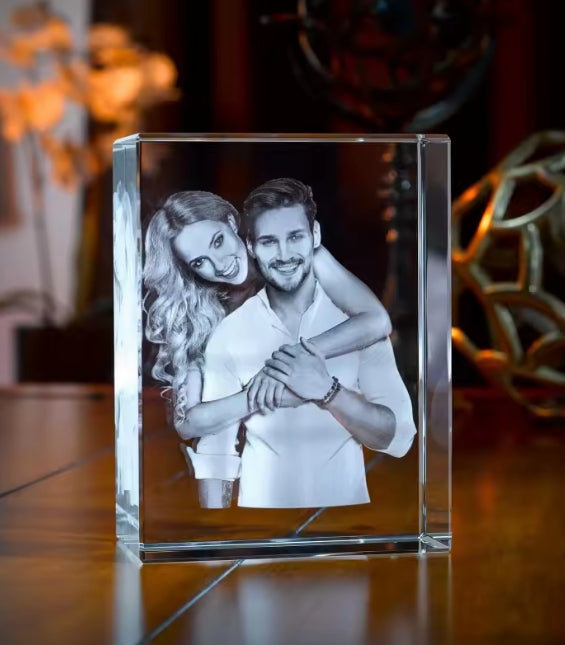 foto gegraveerde afdrukken kristal