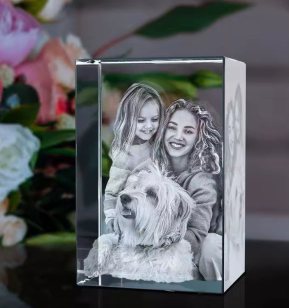 foto gegraveerde afdrukken kristal