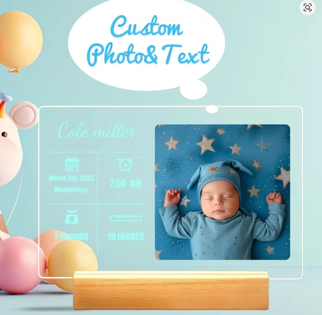 babymollage foto LED