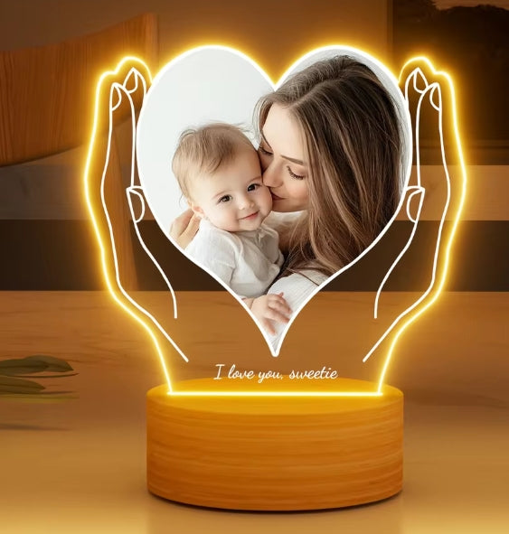 aangepaste nachtlampje fotolijst