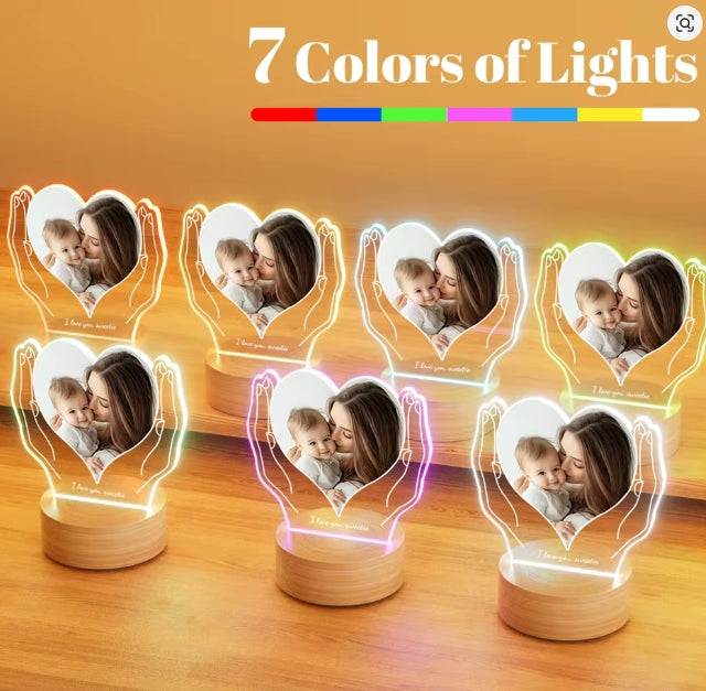 aangepaste nachtlampje fotolijst