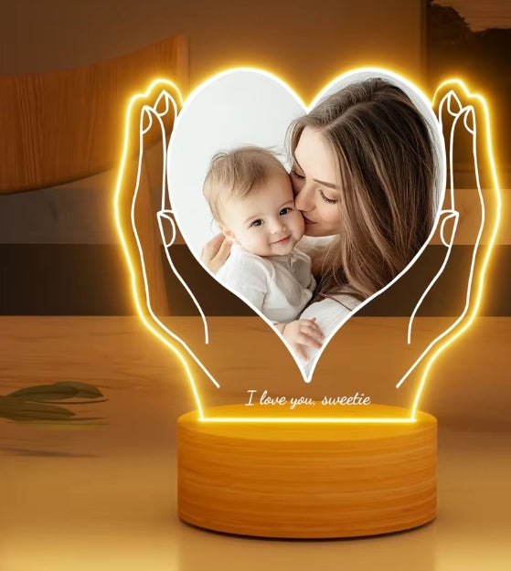 aangepaste nachtlampje fotolijst