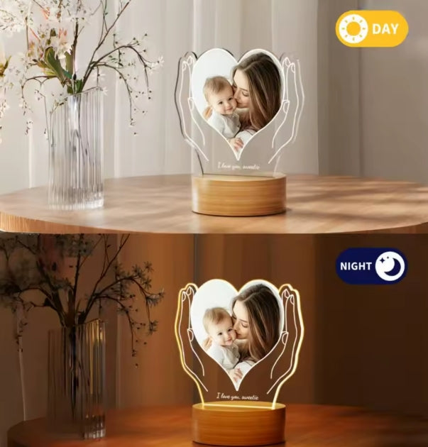 aangepaste nachtlampje fotolijst