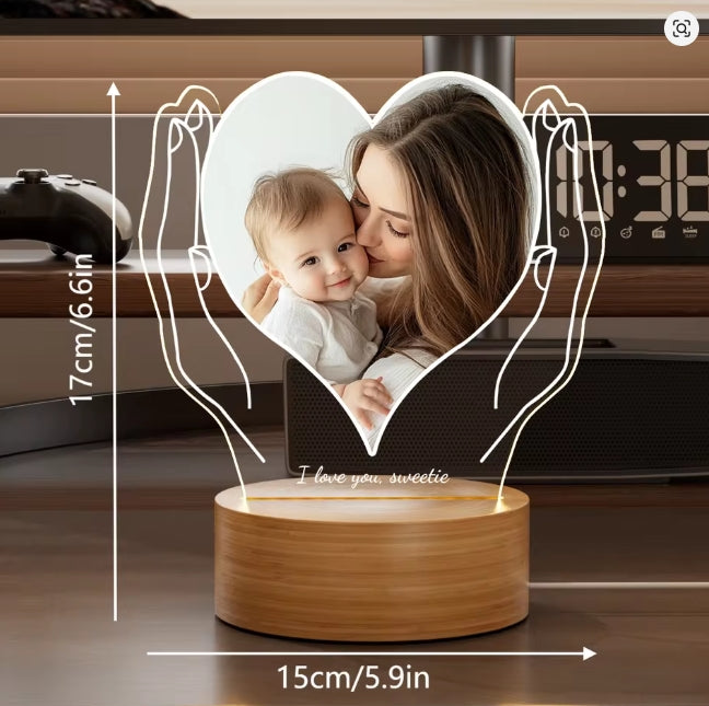 aangepaste nachtlampje fotolijst