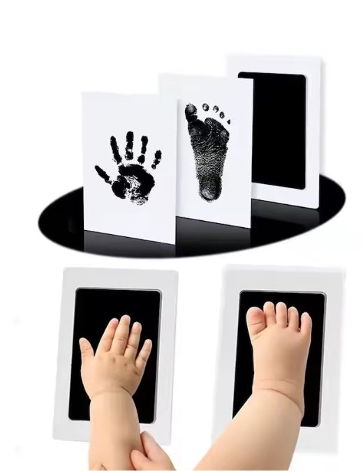 Pasgeboren Inktloze Print Kit Hand Voetafdruk Makers