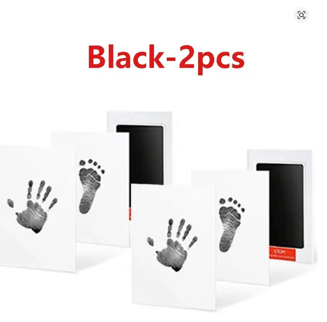 Pasgeboren Inktloze Print Kit Hand Voetafdruk Makers