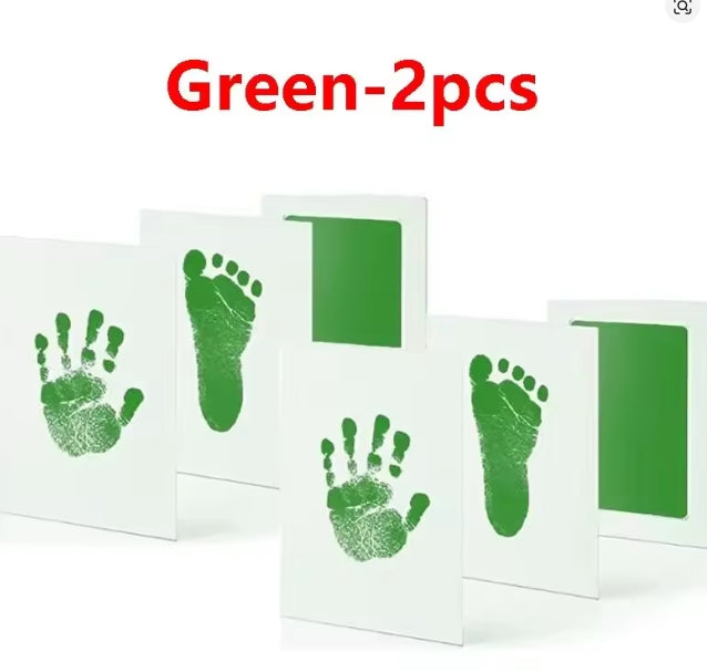 Pasgeboren Inktloze Print Kit Hand Voetafdruk Makers