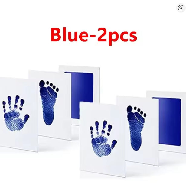 Pasgeboren Inktloze Print Kit Hand Voetafdruk Makers