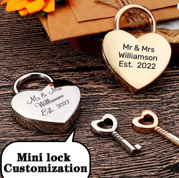 Romantisch paar liefde Aangepaste naam en datum