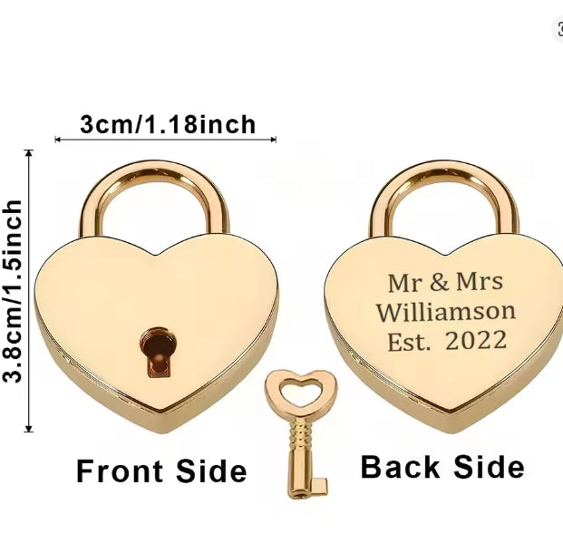 Romantisch paar liefde Aangepaste naam en datum