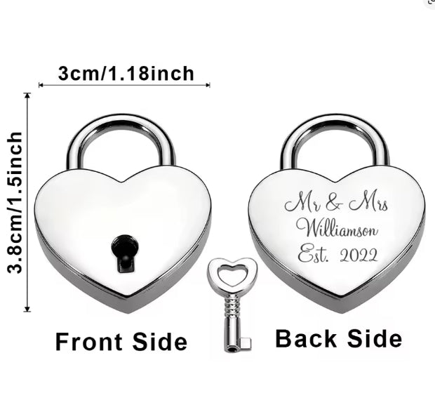 Romantisch paar liefde Aangepaste naam en datum