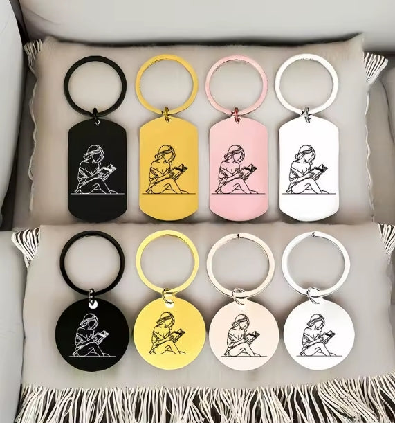 naam en nummer sleutelhanger