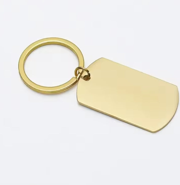 naam en nummer sleutelhanger