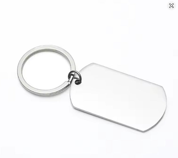 naam en nummer sleutelhanger