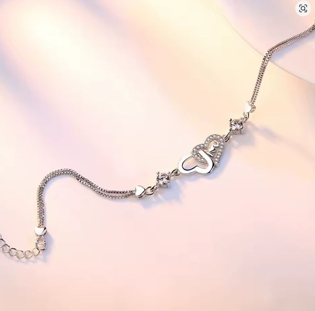 dubbele hartarmband voor mijn dochter