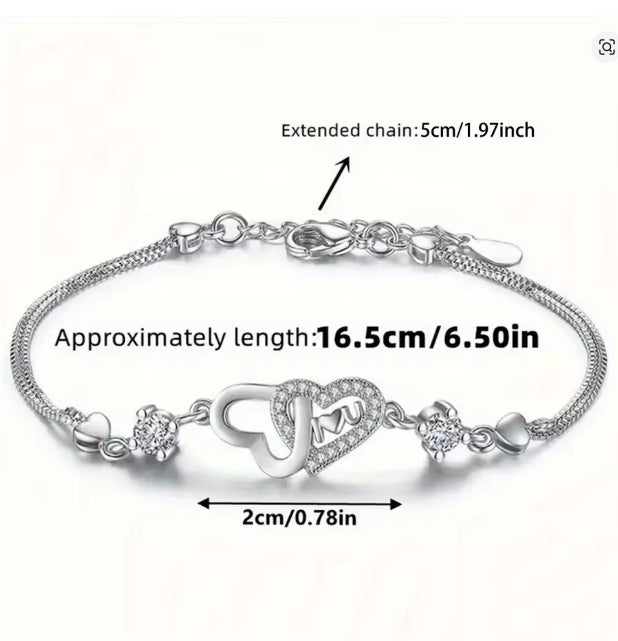 dubbele hartarmband voor mijn dochter