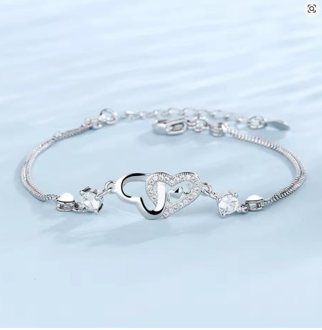 dubbele hartarmband voor mijn dochter