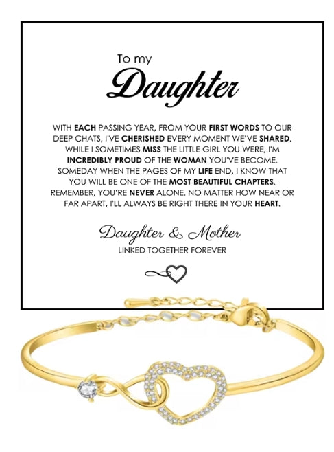 oneindig symbool holle hartarmband met geschenkdoos