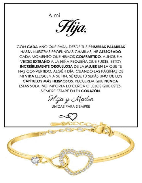 oneindig symbool holle hartarmband met geschenkdoos