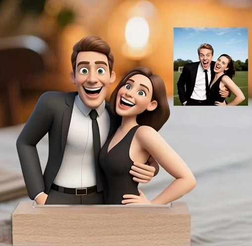 2D Plat - Aangepaste 3D Cartoon Acryl Fotolijst