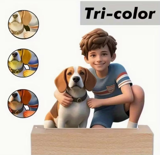 2D Plat - Aangepaste 3D Cartoon Acryl Fotolijst