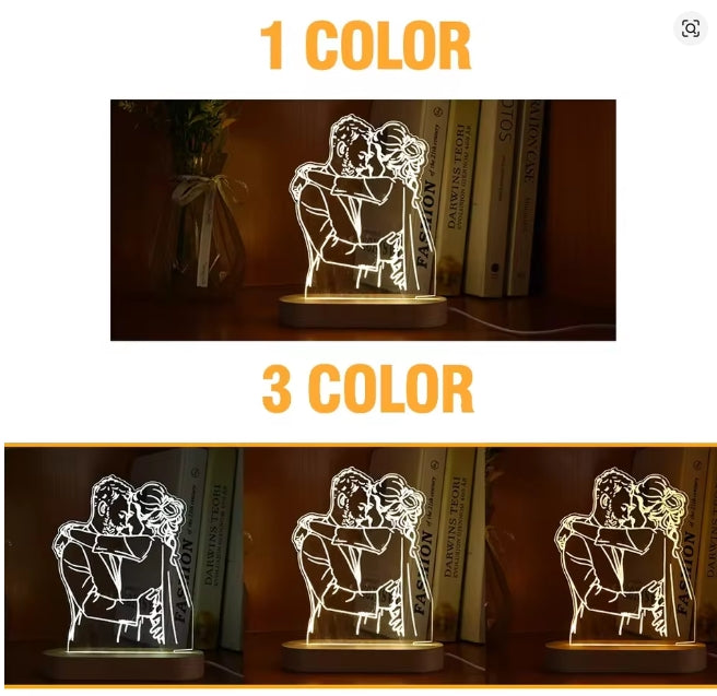 3D Huisdier Fotolamp DIY