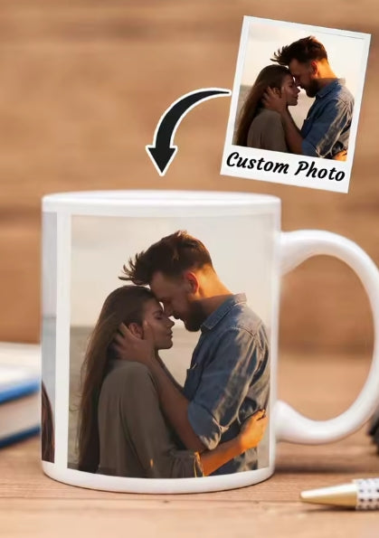 gepersonaliseerde koffiemok met foto uniek