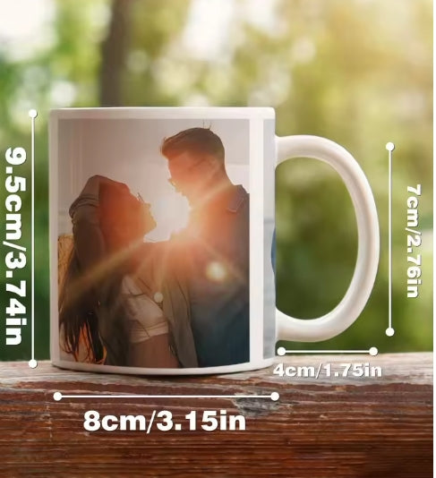 gepersonaliseerde koffiemok met foto uniek