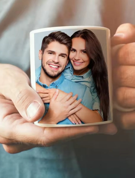 gepersonaliseerde koffiemok met foto uniek