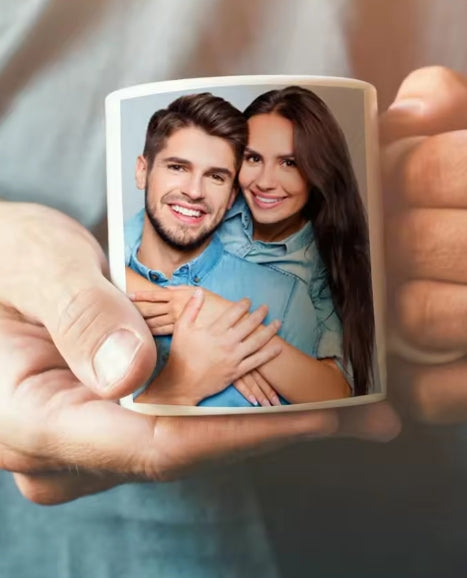 gepersonaliseerde koffiemok met foto uniek